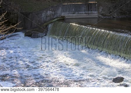The Sluice On A Freezing Manitowoc River