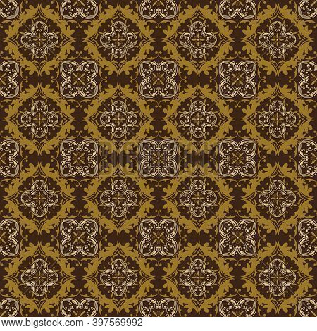 Unique Motifs Design On Jepara Batik With Simple Combination Green Olive And Brown Color Concept.