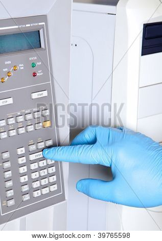 Ensembles de scientifique chromatographier température du four
