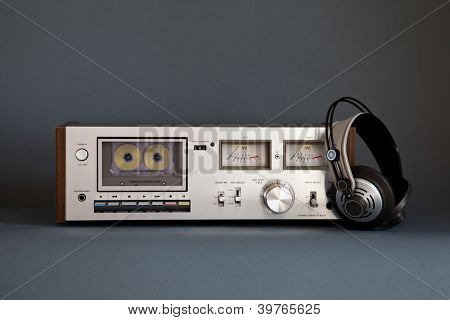 Stereo Cassette Deck cassetta analogica Vintage