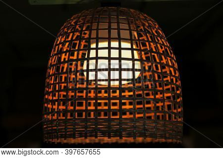 A Small Chicken Coop Made From Bamboo And Coated With Turpentine Is A Great Idea To Make A Lantern.