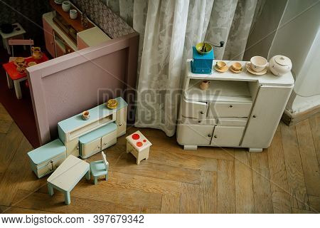 Radun Castle Interior, Neo-classical Chateau, Nursery For A Child, Toys, White Doll Furniture, Czech