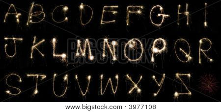 Alphabet Sparklers