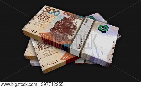 Hong Kong Dollar Money Banknotes Pack 3D Illustration