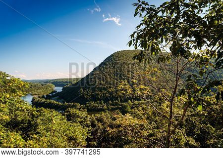 View Of Mt. Minsi From The Top Of Mount Tammany Near The Delaware Water Gap