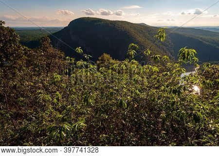 View Of Mt. Minsi From The Top Of Mount Tammany Near The Delaware Water Gap