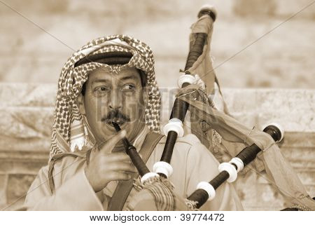 Bedouin spelen doedelzak