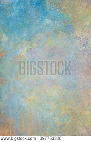 Blue grungy wall background image