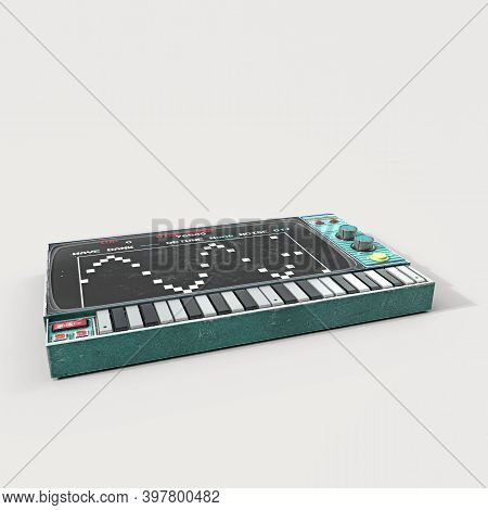 Sampler Box Isolated On White Background 3d Illustration