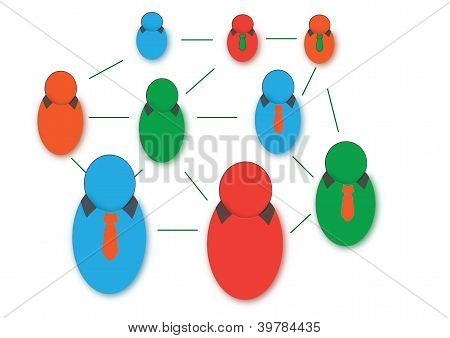 Rete di uomini d'affari