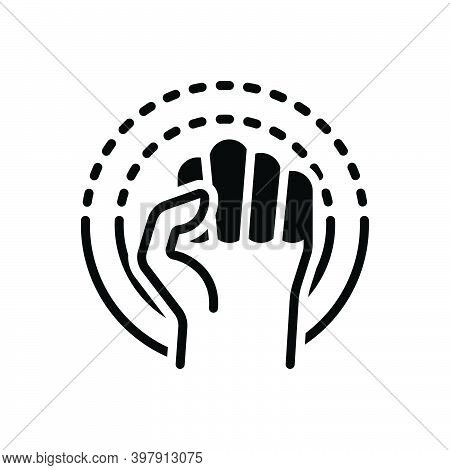 Black Solid Icon For Revolution Putsch Protest Human Power Rebellion Punch Socialism Struggle Extrem