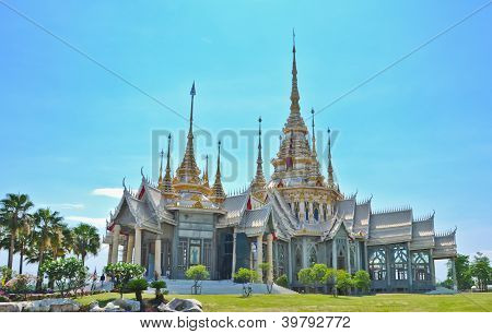 Mettere Tha Chan Tor tempio a Nakornratchasima, Thailandia