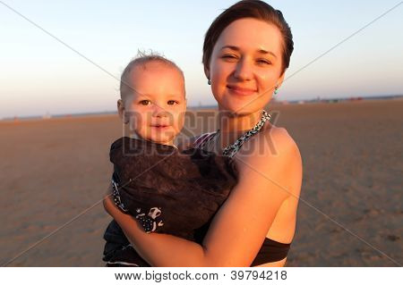 Ritratto di famiglia sulla spiaggia di Prasonisi