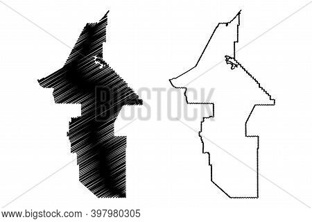 Lyon County, Nevada (u.s. County, United States Of America, Usa, U.s., Us) Map Vector Illustration, 
