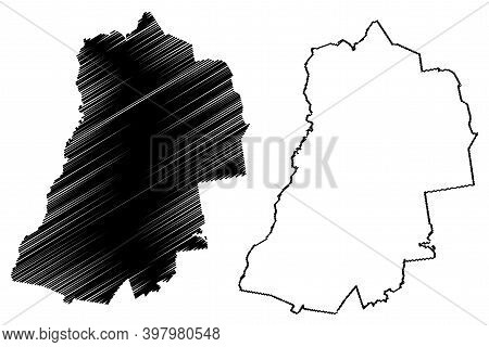 Grafton County, New Hampshire (u.s. County, United States Of America, Usa, U.s., Us) Map Vector Illu