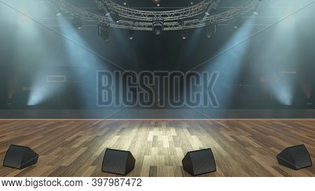 Virtual Background Stage 1. 3d Rendering.
Virtual Set Studio For Chroma Footage. Wherever You Want I