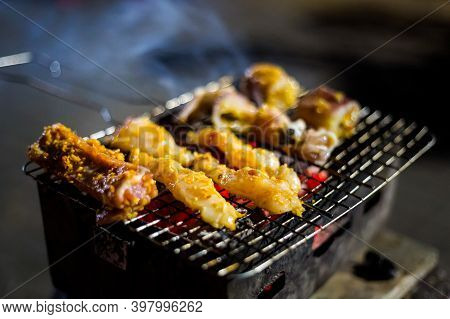Vietnamese Grilled Seafood In Tuy Hoa