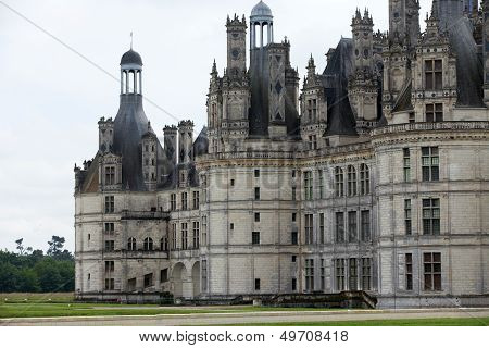 The royal Château de Chambord at Chambord Loir-et-Cher France