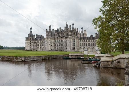 Castle of Chambord in Cher Valley France