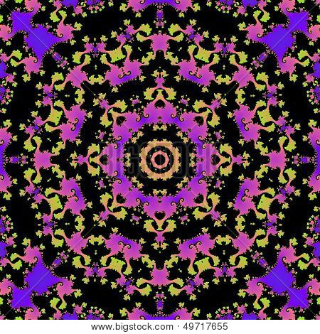 Abstraction geometric ornament