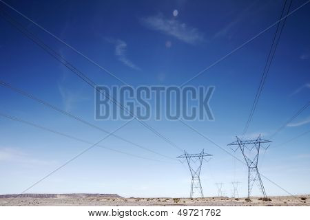Electricty pylons USA