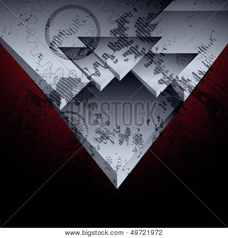 Metallic Gears Background