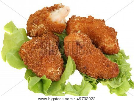 Scampi Isolated On White
