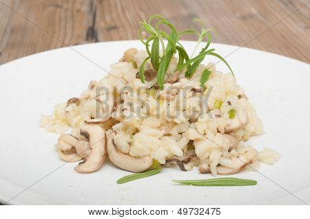 Risotto With Mushrooms