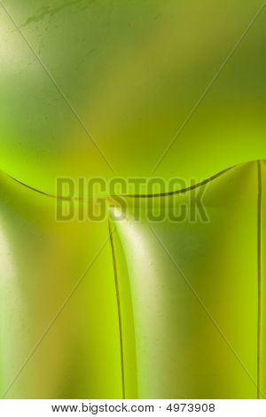 Closeup di un materassino verde