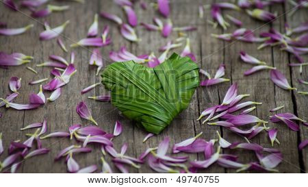 Palm Leaf Heart