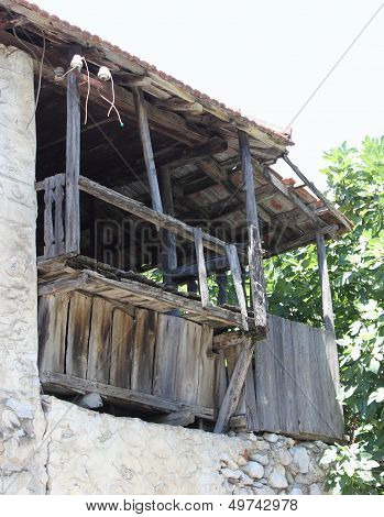 Buildings in a Turkish village