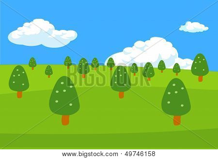 Green Forest Landscape