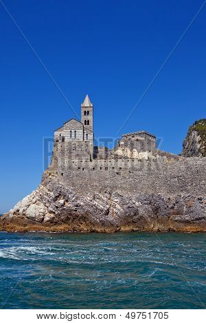 Church Of Saint Peter (1198). Portovenere, Italy
