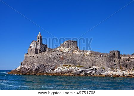 Church Of Saint Peter (1198). Portovenere, Italy