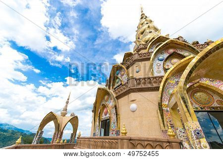 Thai Temple ,phasornkaew Temple  In Thailand