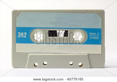 retro old audio cassette