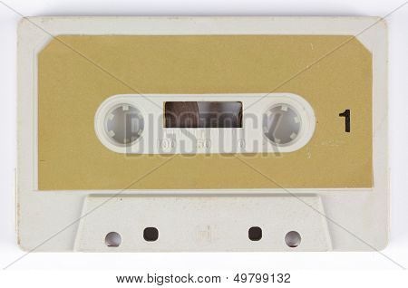 an old audio cassette