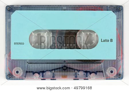an old audio cassette