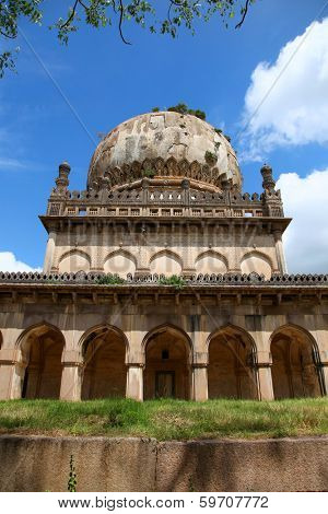 Historic Quli Qutbshahi tomb in Hyderabad, India