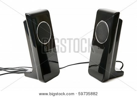 Speakers Isolated On White Background