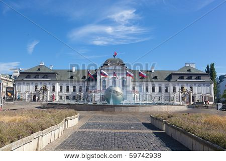 Presidential palace in Bratislava