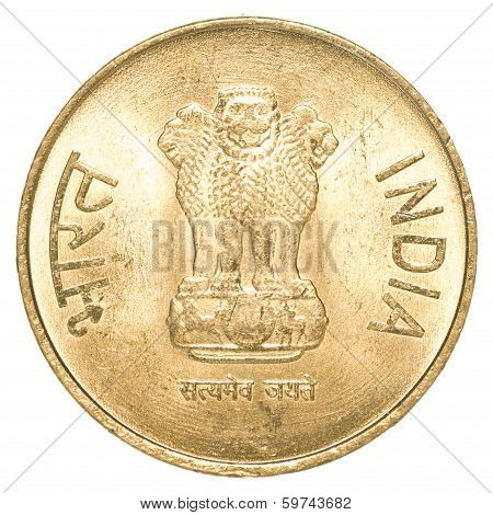 5 Indian Rupees Coin