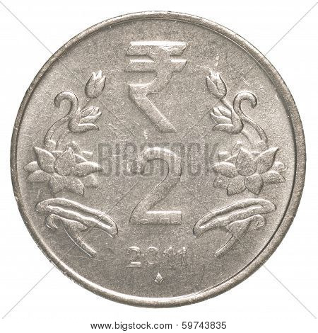 2 Indian Rupee Coin