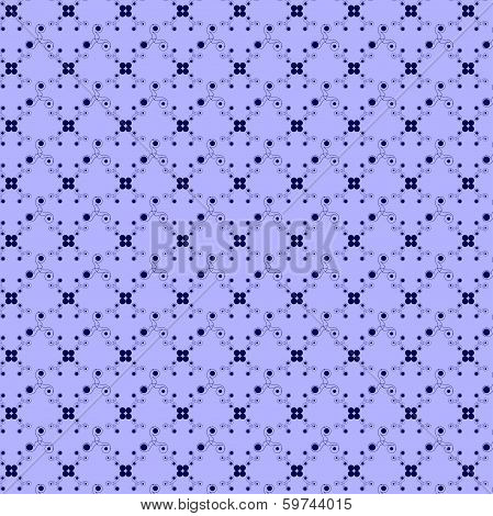 Abstract Pattern Of Black And White Curls