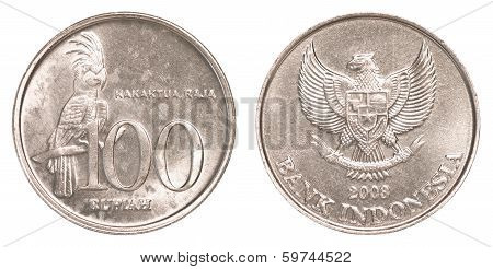 100 Indonesian Rupiah Coin