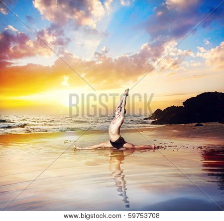 Yoga On The Beach