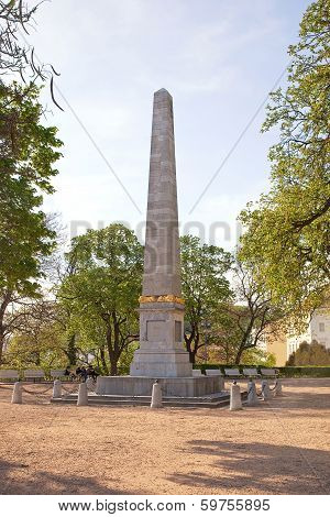 Brno. Stella Liberators In The Park On Petrov Hill