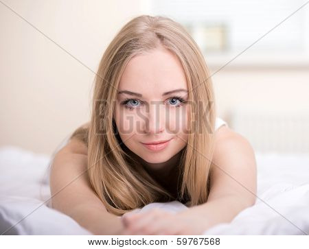 Girl In Bed