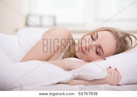 Girl In Bed