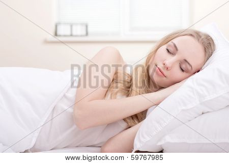 Girl In Bed